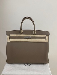 Hermes Birkin 40大象灰stamp W