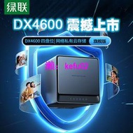 【現貨下殺】綠聯私有云DX4600 nas存儲服務器家用RAID網絡存儲私個人云局域網