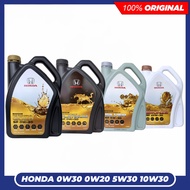 HONDA Genuine Fully Synthetic 0W20 0W30 / Semi Synthetic 5W30 / 10W30 Engine Oil (4L)