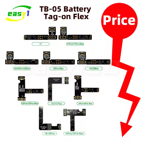 RELIFE TB-05 External Flex Cabl Programmer Battery Repair Tag On Flex Cable For IP11-15PM Battery He