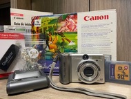 CANON A80佳能ccd 翻轉螢幕有原廠配件