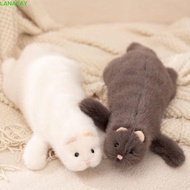 LANAFAY Ferret Plush Toy, Realistic Design Lifelike Appearance Plush Ferret Stuffed Toy, Lovely Doll