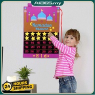 KL Stock 30days Planner Ramadan Journey to Jannah  Advent Calendar Hanging Felt Decorations Selamat 