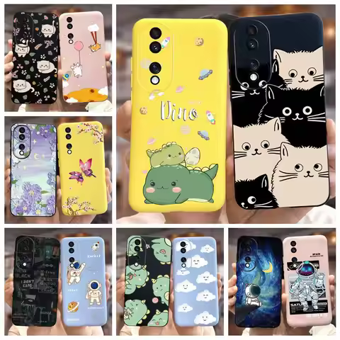 For Honor 70 Pro Case SDY-AN00 Lovely Cartoon Cover Soft Silicone TPU Phone Case For Honor 70 Lite H