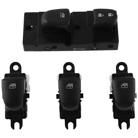 A21E-Red Light Window Master Switch 25401-1KA0B For Nissan Qashqai Altima Sylphy Tiida X-Trail 25401