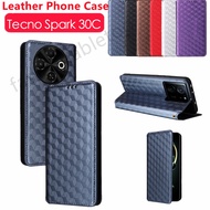 Flip Leather Phone Case For Tecno Spark 30 C 30C 20 pro + 30pro Spark30 C Spark30C Spark30pro Spark2