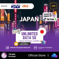 【日本 Japan Unlimited eSIM】【KDDI】【🔥Unlimited 5G】Japan eSIM Unlimited High Speed Data by KDDI Japan eSI