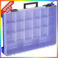 【Direct from Japan】
JEJ A-stage Parts Stocker Blue with 15 Dividers Included [W approx. 49cm x D app