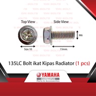 Yamaha Original 135LC (0607) V1 V2 V3 V4 V5 V6 V7 V8 Bolt Ikat Kipas Radiator Blower Bolt - 5YP-E267