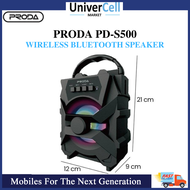 PRODA PD-S500  Xunshen Portable Wireless Bluetooth Speaker FM Radio and Alarm Clock + Micro SD / USB / AUX Card Reader