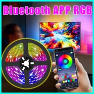 LED Strip Lights RGB 2835 Bluetooth Control USB Flexible Lamp 5V Tape Ribbon Diode For Festival Room
