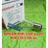 Brake bulb 6 stop lampVOLT C70 WIN CB GL V75 TRS