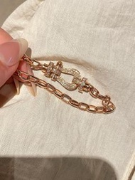 FRED斐登全新馬蹄扣混合材質手鏈 通用款 獨特設計閃耀迷人