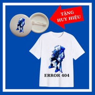 Super cool children's error 404 Sans t-shirt, all sizes from 10kg to 90kg, error 404 badge