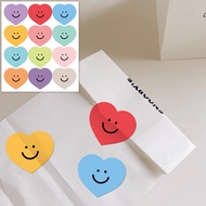 Colorful Heart Emoji Stickers for Gift Packaging, Party Decor & Envelope Seals