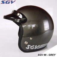 SGV 99ND Helmet SGV99 Topi Keledar Grey Kelabu