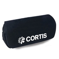 (giveaway) CORTIS canvas pen box with white lock, convenient for school, convenient kpop idol