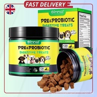 Used For Digestive Healthy Dog Probiotic Chewable Tablets-Daily Intestinal Support Snacks, 60-120 Ta