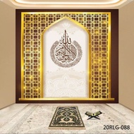 Wallpaper Dinding Wallpaper 3D Custom Mihrab Islam, Wallpaper Mushola