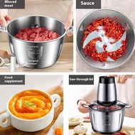 meat grinder Meat grinder household 2L 3L stainless steel meat grinder cooking machine electric minc
