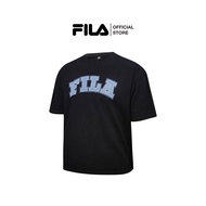 FILA เสื้อยืดผู้ชาย Denim รุ่น TSA230712M - BLACK