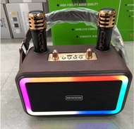 Portable Outdoor Home KTV Wireless Speaker Set U-Disk Karaoke Integrated Sound Box Handheld Super Ba