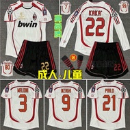 chelsea retro inter milan retro AC Milan Jersey 0607 Away No. 22 Kaka Long Sleeve Vintage Football J