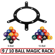 (SG SELLER) 9 / 10 Ball Pool Billiard Magic Rack / Magic Rack / Magical Pool Rack / Magic Rack Sheet