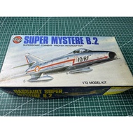 [Ready Stock, Contact If You Have Any Questions] AIRFIX 1/72 Super Mystere B.2