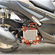 Aerox Nmax Lexi Probolt Original Stainless Thai Radiator Cover Bolt Package Set