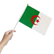 Spot Delivery  #88 Algeria 🇩🇿【3PCS】Hand-Waving Flag 14*21*30cm World Flags Fans Props National Day M