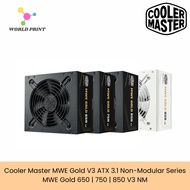Cooler Master MWE Gold V3 ATX 3.1 White Edition Non-Modular Series MWE Gold 650 | 750 | 850 V3 NM
