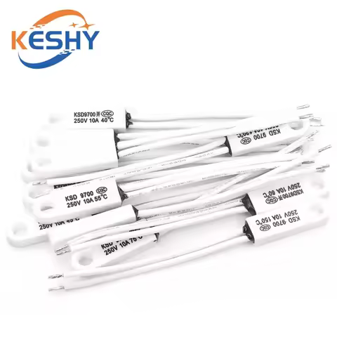 KSD9700 Ceramic With Holes Temperature Control Switch 40 Degrees 150 Degrees Normally Open Normally 