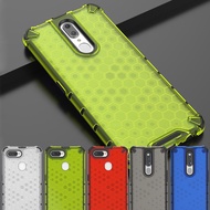 Casing OPPO Reno 6 5 5F Pro 2z Transparent Rugged Hybrid Armor Honeycomb Shockproof case