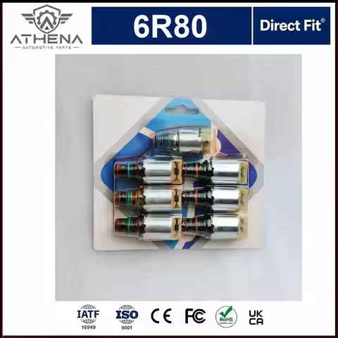 7PCS 6R80 Transmission Valve Body Solenoid Kit Fit Ford Explorer Ranger Mustang F-150 Everest Transi