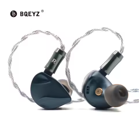 BQEYZ Autumn In-Ear Monitor Wired Earphones HiFi Stereo IEMs Musician Dual Cavity Dynamic Driver Rep