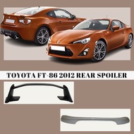 TOYOTA FT-86 2012 REAR SPOILER, CAR FRAME