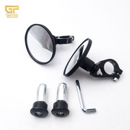 กระจกมอเตอร์ไซค์ทรงกลม ขนาด 7 ซม กระจกมองหลังมอไซค์  ทรงกลม สําหรับติดแฮนด์มอไซค์ Motorcycle  rearvi