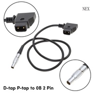 NEX D tap to 0B 2Pin Cable Power Cord for Teradek Bolt Bond Transvideo SmallHD 703Monitor Viewfinder