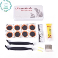GentleHappy Bike Tyre Tube Bicycle Puncture Repair Tool Kit with box Cycle Lever Adhesive .