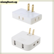 xiangbao1 Extension Plug Adapter Foldable Multi Plug Adapter 3 4 Way Wall Outlet Extender