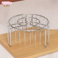 ELO11 Vertical Grill Rack, Stainless Steel Detachable Skewer Holder,  String Grill Vertical Barbecue