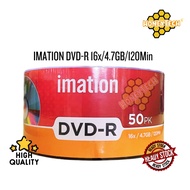 [ READY STOCK ] IMATION DVD-R 4.7GB/16X/120MIN CDR CD 50PCS/PACK