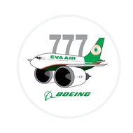 R RBF EVA AIR 777 sticker 7cm S-C-777-BRW