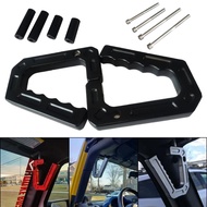 SXMA J392 Front Handle Interior Grab Handles Black Aluminum Allloy for Jeep for Wrangler JK07-17, 1-