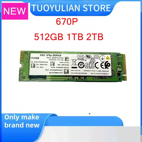 New Original 670P 512GB 1TB 2TB Solid State Drive M.2 Pcle3.0 2280 NVMe For Solidigm SK Hynix & Inte