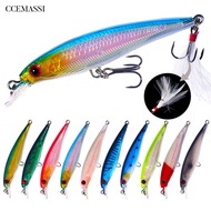 CS.B Minnow Swimbait 3d Fish Eye Lure 9cm/6.7g Minnow Fishing Lure with Tongue Hooks – Hard Artifici