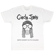 HOTCircle Jerks T-Shirt Keith Doesn't Go To College Vintage