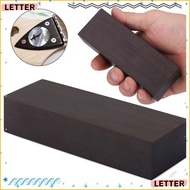 LETTER Ebony Lumber, DIY Material Instruments Tools Ebony Wood, Multi-application 120*40*25mm Blank 