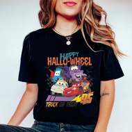 Retro Disney Pixar Cars Halloween Shirt  Funny Spooky Cars Costumer 2023